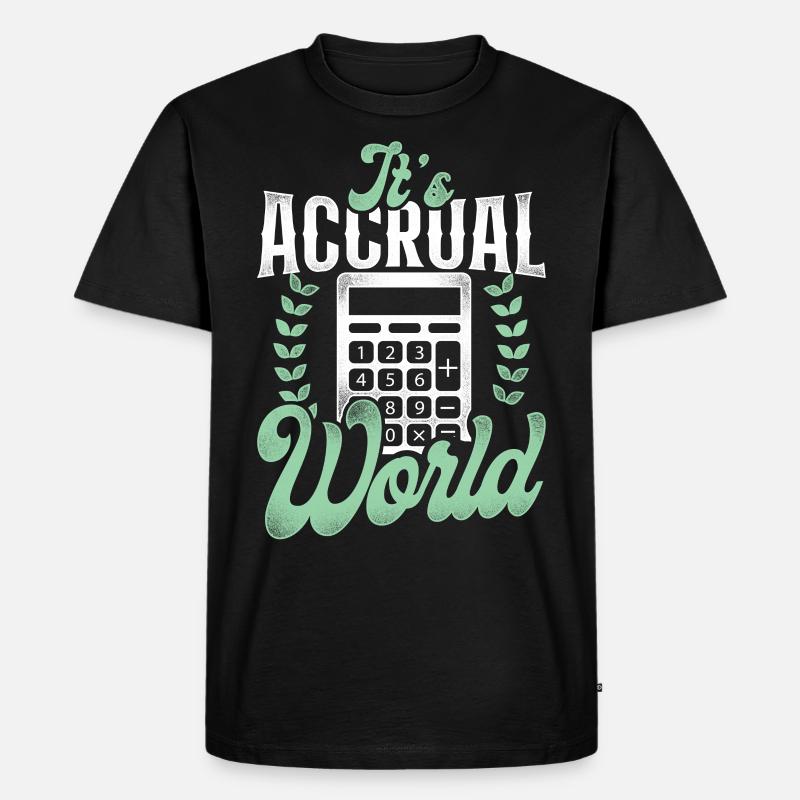 Comptable Comptable Comptable Comptabilité - T-shirt Premium bio Homme - noir