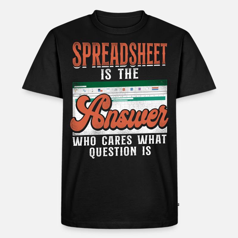 Comptable Comptable Comptable Comptabilité - T-shirt Premium bio Homme - noir