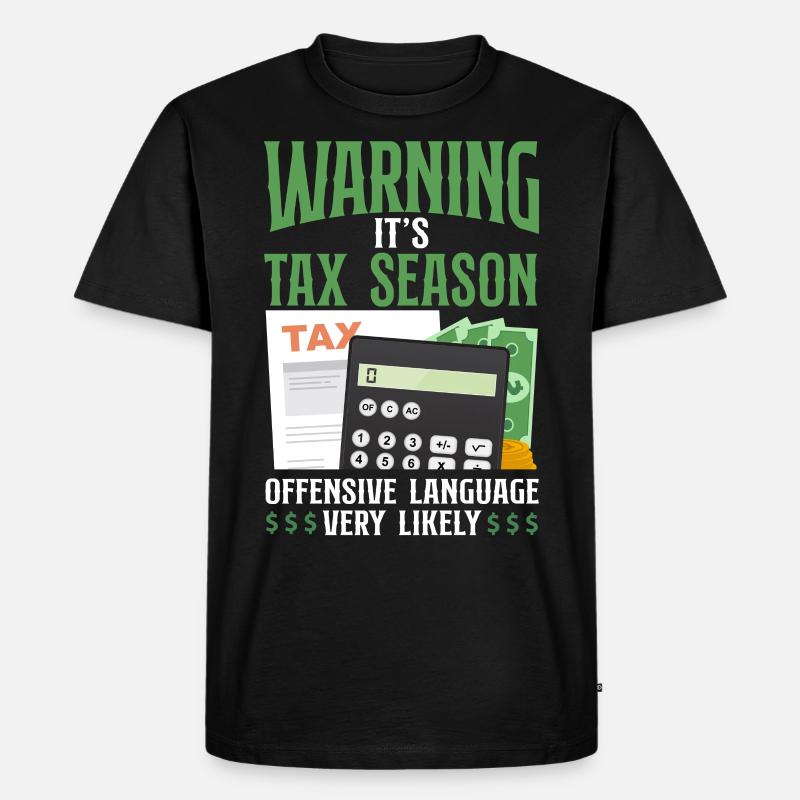 Comptable Comptable Comptable Comptabilité - T-shirt Premium bio Homme - noir