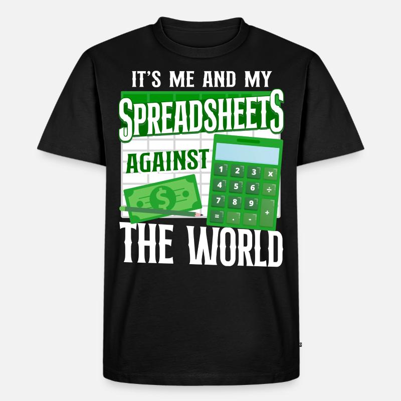 Comptable Comptable Comptable Comptabilité - T-shirt Premium bio Homme - noir