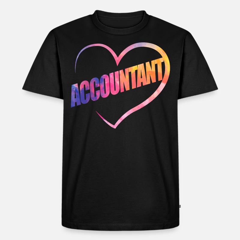 Comptable Comptable Comptable Comptabilité - T-shirt Premium bio Homme - noir
