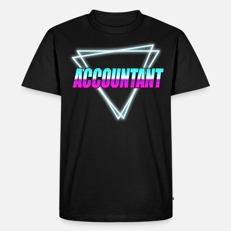Comptable Comptable Comptable Comptabilité - T-shirt Premium bio Homme - noir