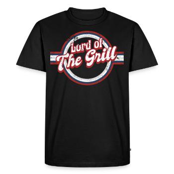 Chemise à griller vintage Lord Of The Grill - T-shirt Premium bio Homme - noir - Devant - Nico (187cm)