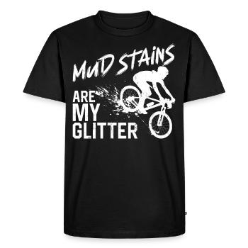 Enduro MTB Mountain Bike Riding - Men's Premium Organic T-Shirt - black - Front - Nico (187cm)