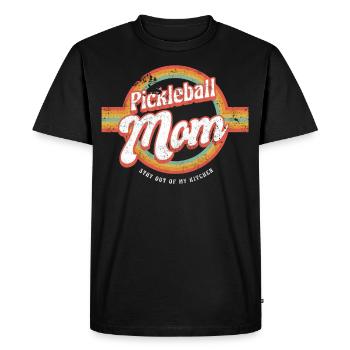 Pickleball Mom Stay Out Of My Kitchen Shirt - Men's Premium Organic T-Shirt - black - Front - Nico (187cm)