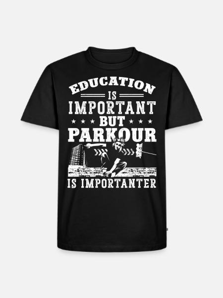 Parkour Free Running Traceur - Men's Premium Organic T-Shirt - black