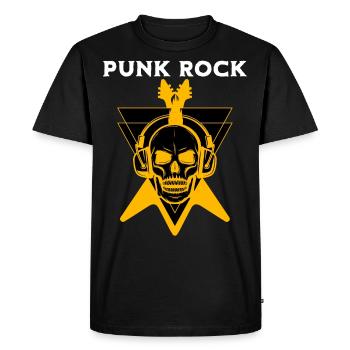 Punk Rock Punks - T-shirt Premium bio Homme - noir - Devant - Nico (187cm)