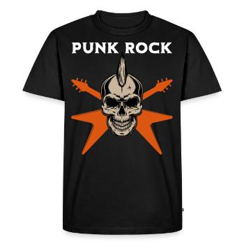 Punk Rock Punks - T-shirt Premium bio Homme - noir - Devant - Nico (187cm)