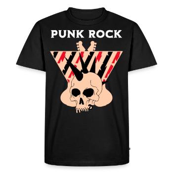 Punk Rock Punks Punk - T-shirt Premium bio Homme - noir - Devant - Nico (187cm)