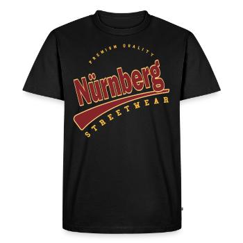 Nuremberg Allemagne College High School Style - T-shirt Premium bio Homme - noir - Devant - Nico (187cm)