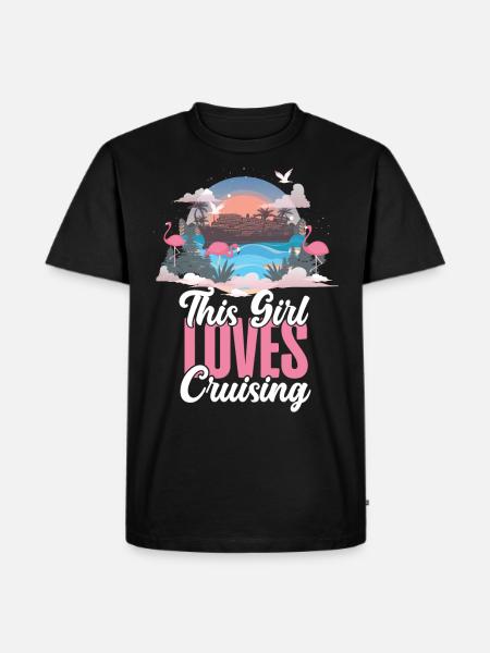 Cruise Ship Vacation Girl This - Men's Premium Organic T-Shirt - black