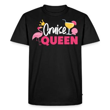 Croisière Bateau Vacances Fille Croisière - T-shirt Premium bio Homme - noir - Devant - Nico (187cm)