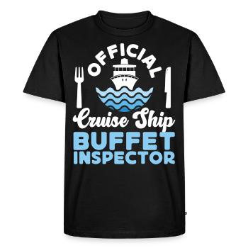 Cruise Ship Vacation Official - Men's Premium Organic T-Shirt - black - Front - Nico (187cm)