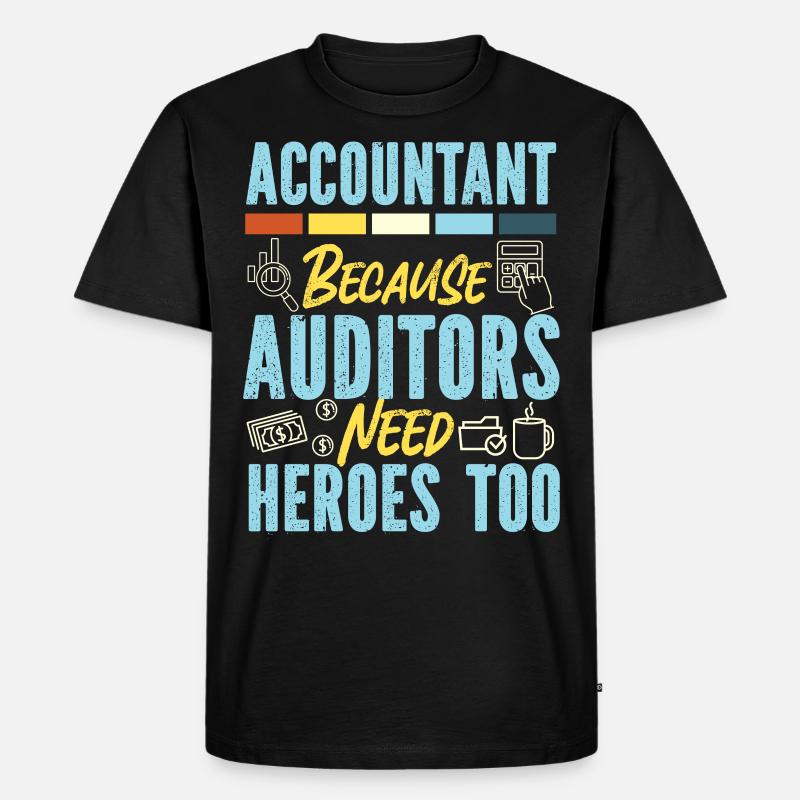 Comptable Comptable Comptable - T-shirt Premium bio Homme - noir