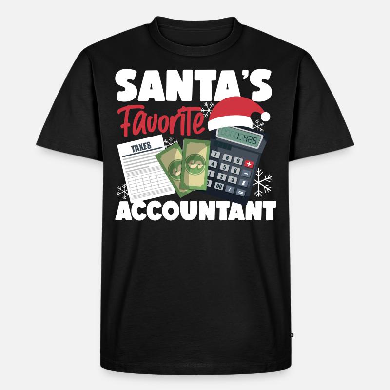 Comptable Comptable Comptable - T-shirt Premium bio Homme - noir