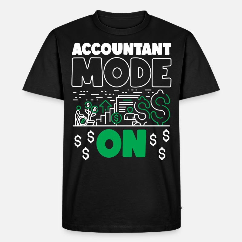 Comptable Comptable Comptable - T-shirt Premium bio Homme - noir