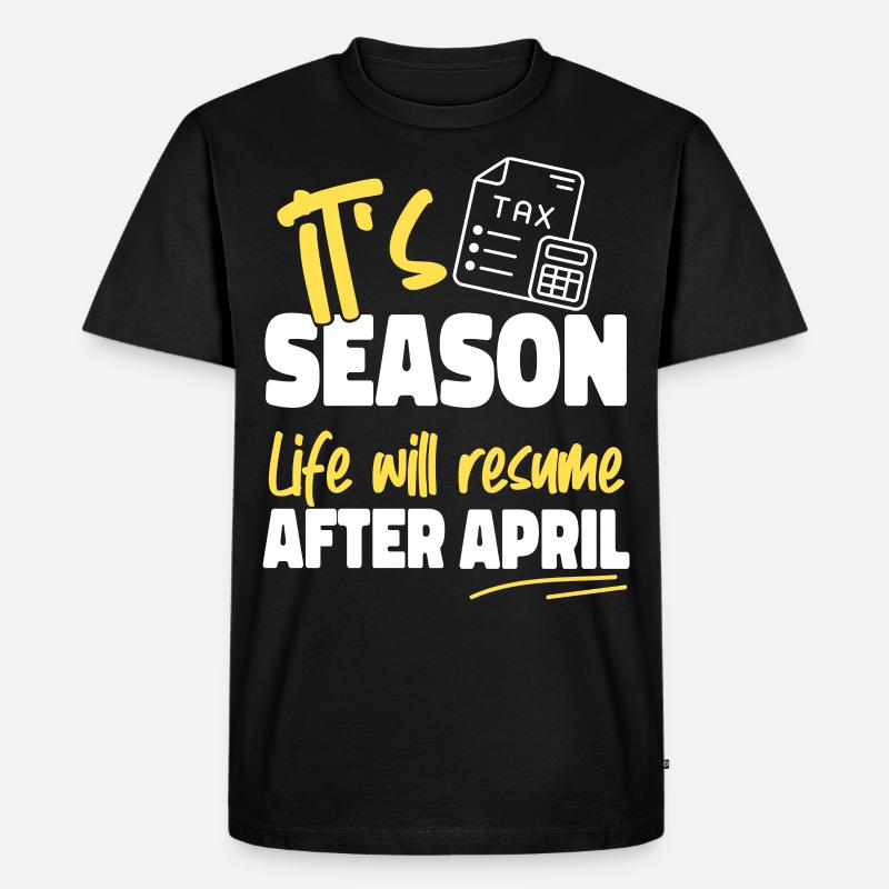 Comptable Comptable Comptable - T-shirt Premium bio Homme - noir