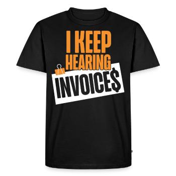 Accountant Bookkeeper Accounting I - Men's Premium Organic T-Shirt - black - Front - Nico (187cm)