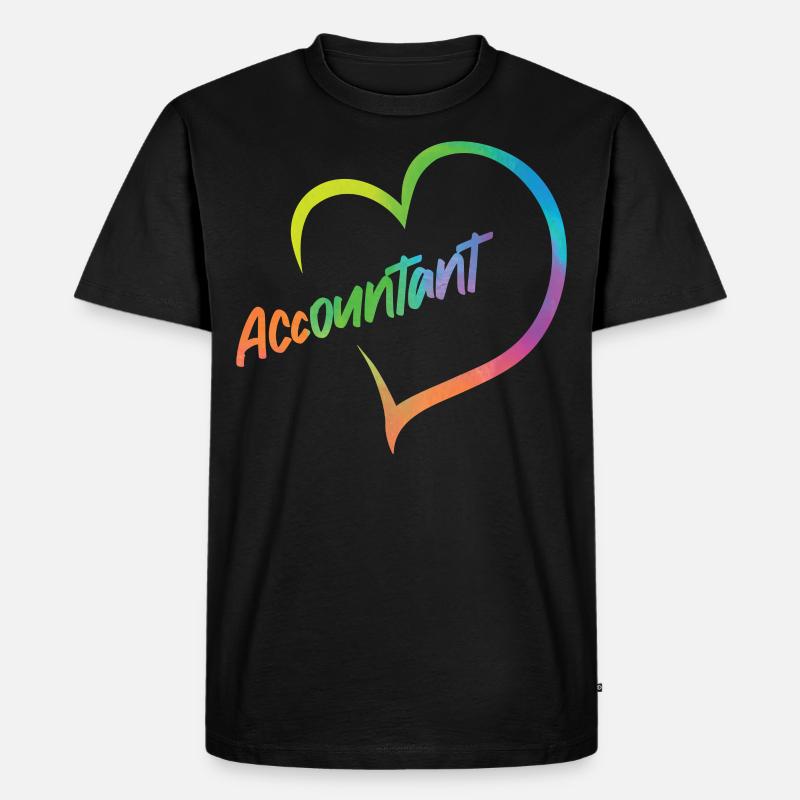 Comptable Comptable Comptable - T-shirt Premium bio Homme - noir