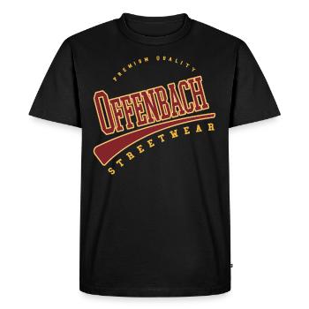 Offenbach Allemagne College High School Style - T-shirt Premium bio Homme - noir - Devant - Nico (187cm)