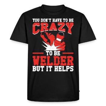 Souder Souder Vintage Vous ne soudez pas - T-shirt Premium bio Homme - noir - Devant - Nico (187cm)