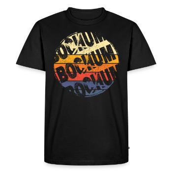 Bochum Germany City Vintage Retro Skyline - Men's Premium Organic T-Shirt - black - Front - Nico (187cm)