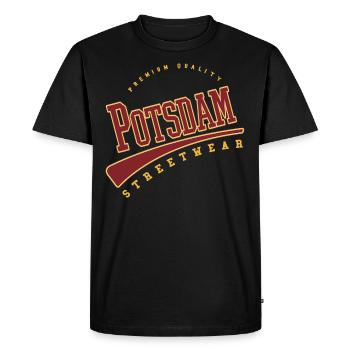 Potsdam Allemagne College High School Style - T-shirt Premium bio Homme - noir - Devant - Nico (187cm)