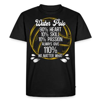 Water Polo Vintage Water Polo 90% - T-shirt Premium bio Homme - noir - Devant - Nico (187cm)