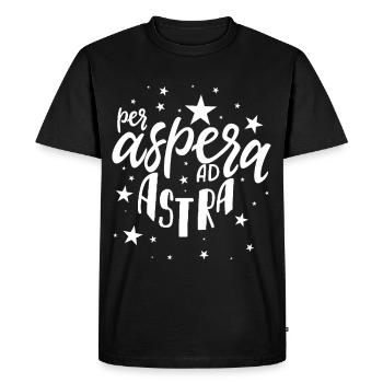 Per Aspera Ad Astra - T-shirt Premium bio Homme - noir - Devant - Nico (187cm)