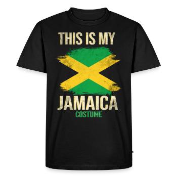 Costume Jamaïque Jamaïque - T-shirt Premium bio Homme - noir - Devant - Nico (187cm)