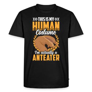 Anteater Costume Ant-eating Bear - Men's Premium Organic T-Shirt - black - Front - Nico (187cm)