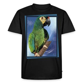 The Maracanã - Men's Premium Organic T-Shirt - black - Front - Nico (187cm)