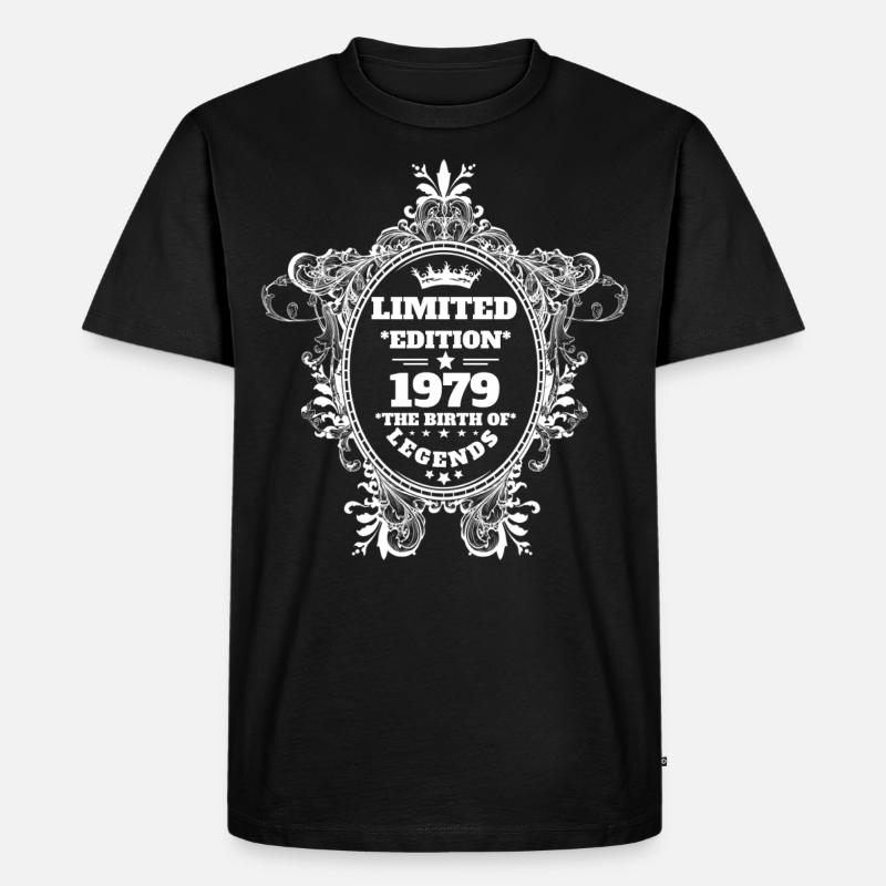 1979 - Männer Premium Bio T-Shirt - Schwarz