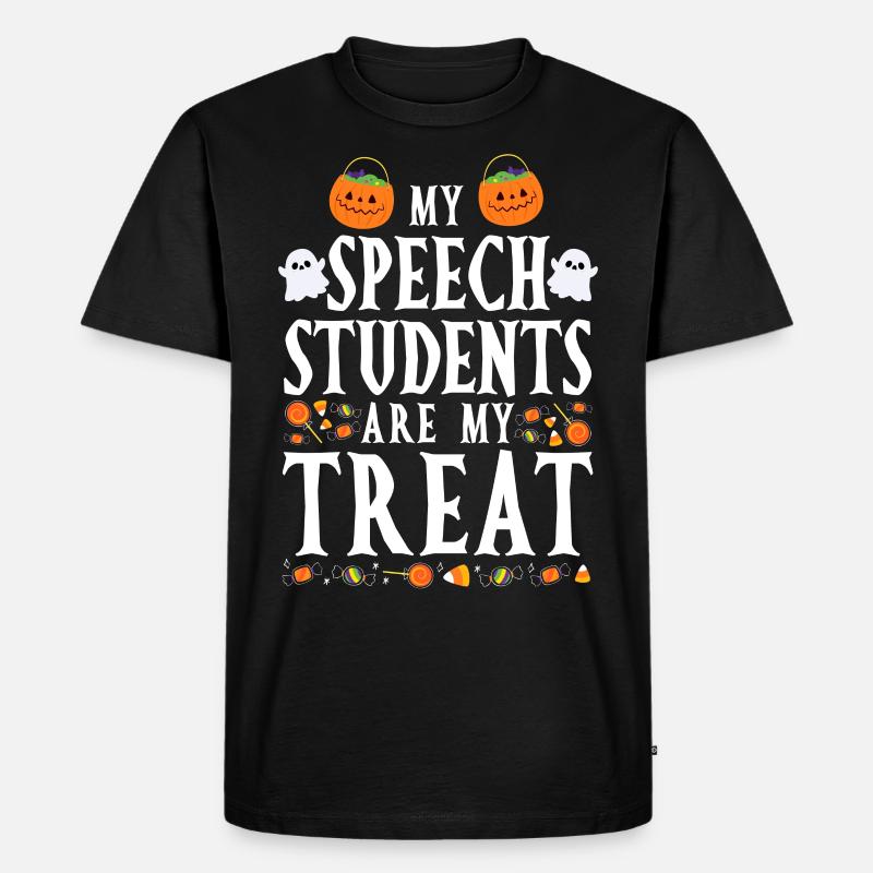 Speech Therapist Therapy Assistant - Männer Premium Bio T-Shirt - Schwarz
