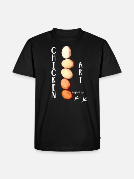 Chicken Art Chicken Holder Gift - Men's Premium Organic T-Shirt - black