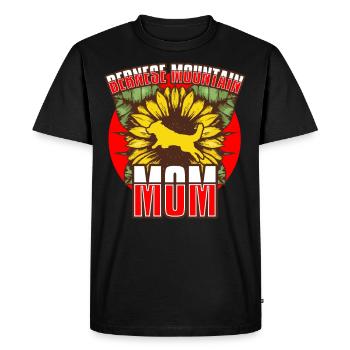Bouvier Bernois Mère Bouvier Bernois - T-shirt Premium bio Homme - noir - Devant - Nico (187cm)