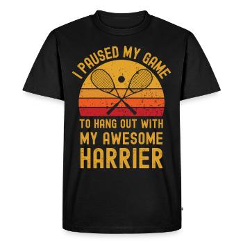Courge et Busard Saint-Martin - T-shirt Premium bio Homme - noir - Devant - Nico (187cm)
