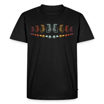 Karaoke Singer Microphone Vocalist - Men's Premium Organic T-Shirt - black - Front - Nico (187cm)