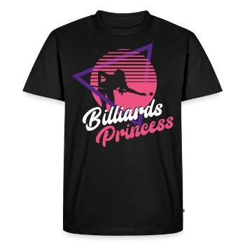 Billiards Pool Player Ball Girl - Men's Premium Organic T-Shirt - black - Front - Nico (187cm)