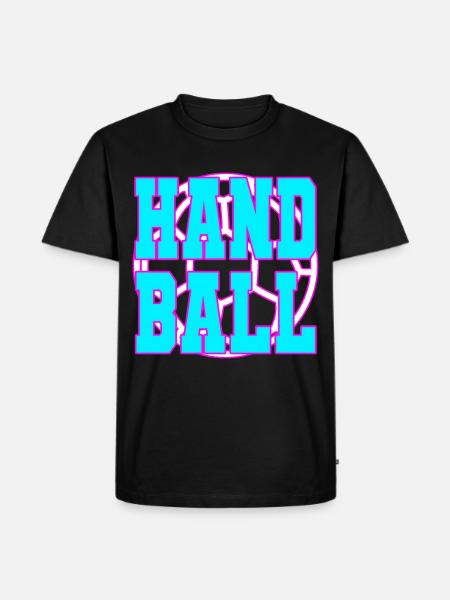 Handball Ball Handball Player - Men's Premium Organic T-Shirt - black