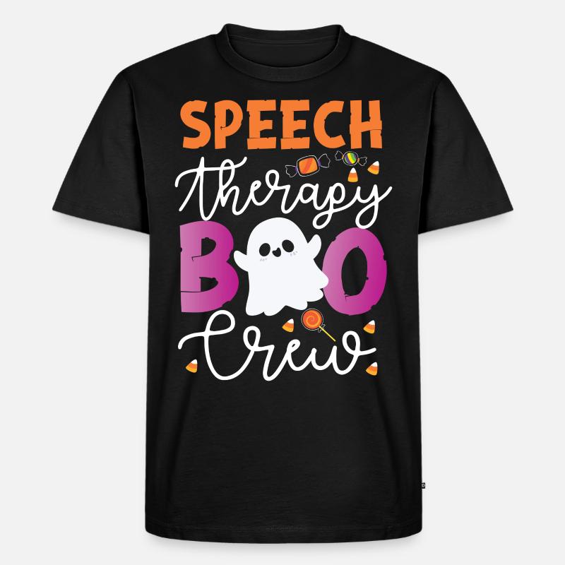 Speech Therapist Therapy Assistant - Männer Premium Bio T-Shirt - Schwarz