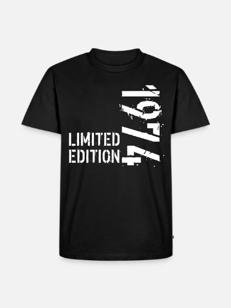 LIMITIERTE AUFLAGE 1974 - Männer Premium Bio T-Shirt - Schwarz