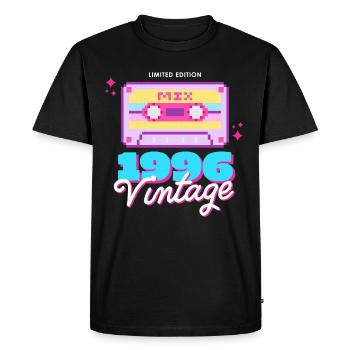 1996 Millésime Année de fabrication Vintage Gift Idea Retro - T-shirt Premium bio Homme - noir - Devant - Nico (187cm)