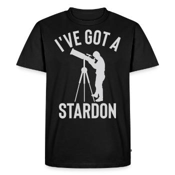C’est drôle que j’ai un Stardon pour Stronomer - T-shirt Premium bio Homme - noir - Devant - Nico (187cm)