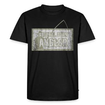 Fischer Né Natural - T-shirt Premium bio Homme - noir - Devant - Nico (187cm)