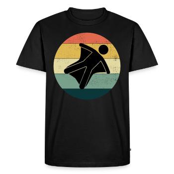 Wingsuit volant Base Jumping Parachutisme Wingsuit - T-shirt Premium bio Homme - noir - Devant - Nico (187cm)