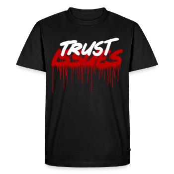 Problème de confiance Problèmes de confiance Problème de devis Spray - T-shirt Premium bio Homme - noir - Devant - Nico (187cm)
