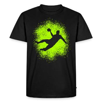 Handball Players Handball Players Handball Athletes - Men's Premium Organic T-Shirt - black - Front - Nico (187cm)