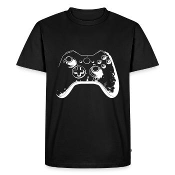Contrôleur de jeu cool pour les joueurs - T-shirt Premium bio Homme - noir - Devant - Nico (187cm)