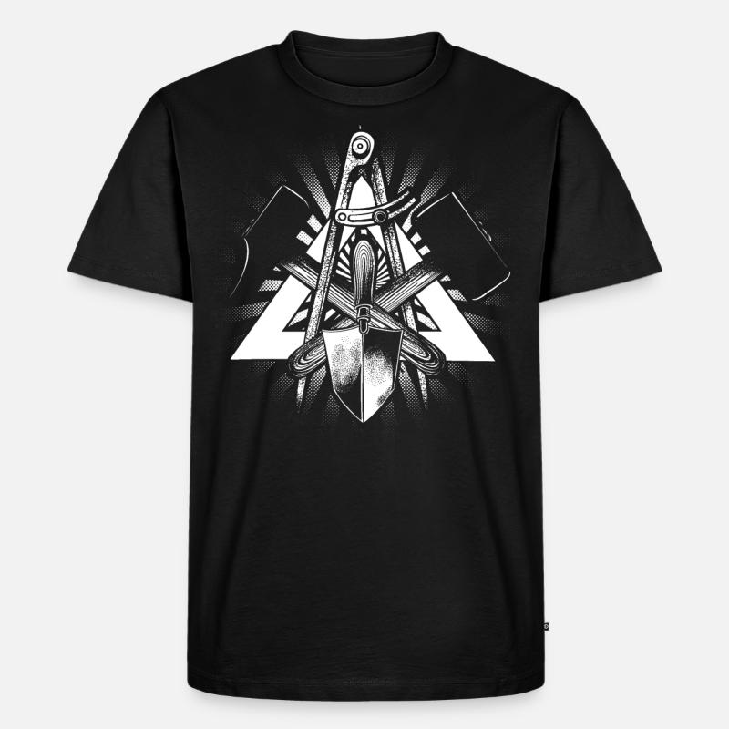 Murare - Ekologisk premium-T-shirt herr - svart